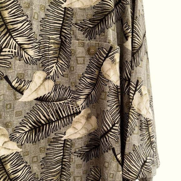 Vintage Summa 100% Silk Topical Hawaii Shirt Button Up Short Sleeve Collar 4X - Picture 2 of 10